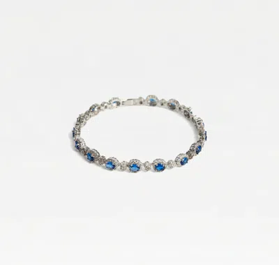 Skf The Sapphire Oval Tennis Bracelet