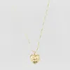 Skf The Tiny Angel Heart Pendant Necklace