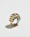 Skf The Two Tone Crescent Ring