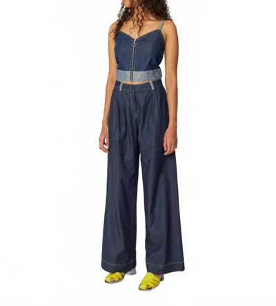 Skfk Almike Pants In Raw Denim In Blue