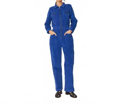Skfk Argi Zip Up Jumpsuit In Cobalt In Blue