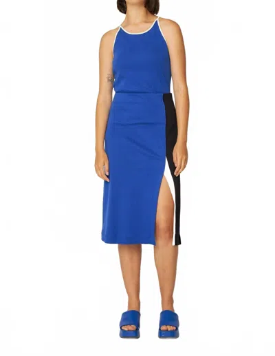 Skfk Baiza Skirt In Indigo Blue In Multi