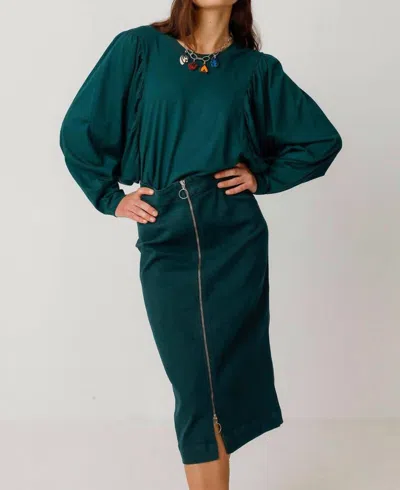 Skfk Dota Skirt In Dark Green