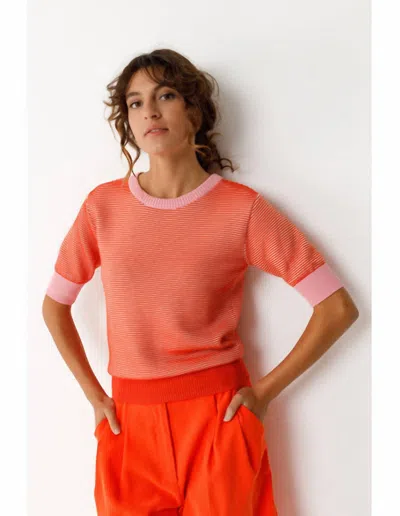 Skfk Muike-gots Sweater In Orange
