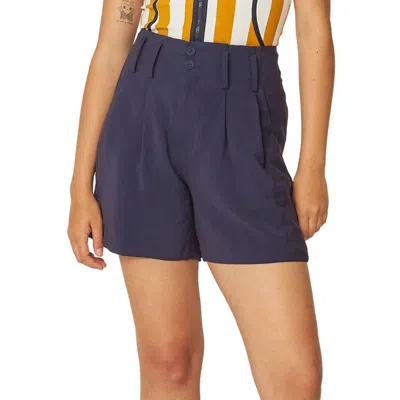 Skfk Neba Shorts In Navy Violet In Blue