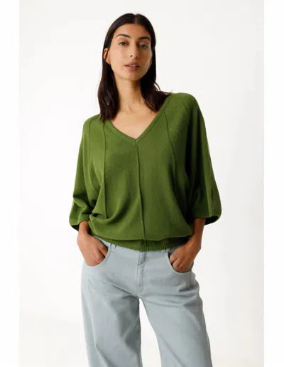 Skfk Olaia Gots Knit Sweater In Dark Green