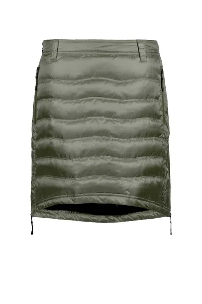 Skhoop Women's Short Down Skirt In Olive