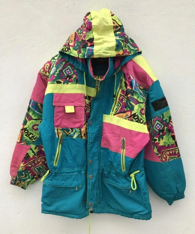 Pre-owned Ski X Vintage Cagresstion Neon Ski Jackets In Neon Pink