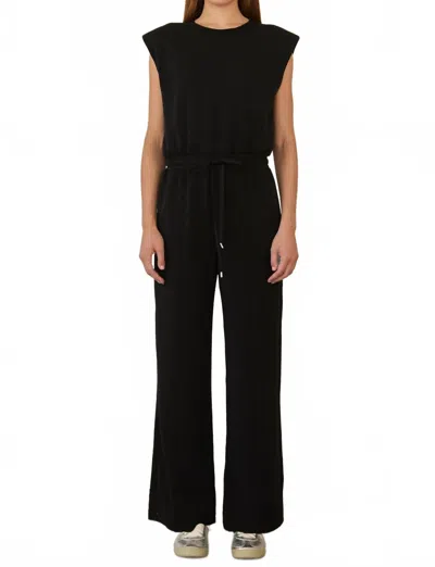 Skies Are Blue Audrey Modal Jumpsuit In Black In Multi