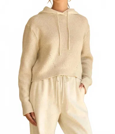 Skies Are Blue Avery Hoodie Sweater In Oatmeal In Neutral
