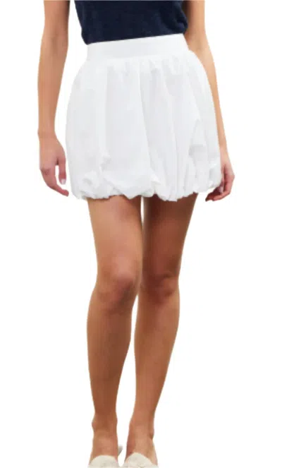 Skies Are Blue Beach Club Skirt In White