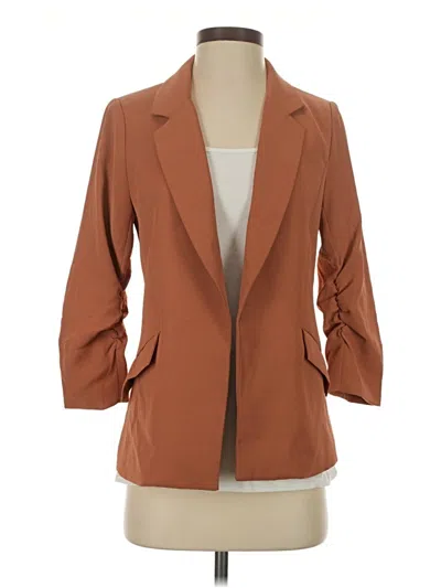 Pre-owned Skies Are Blue Blazer Jacket In Brown