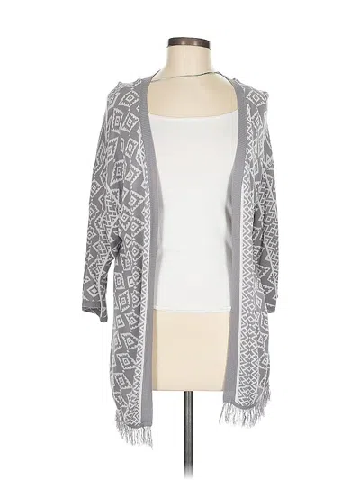 Pre-owned Skies Are Blue Cardigan Sweater In Gray