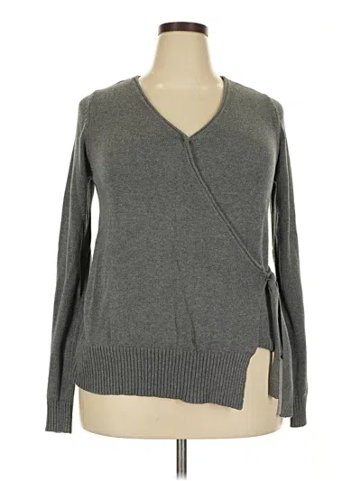 Pre-owned Skies Are Blue Cardigan Sweater In Gray