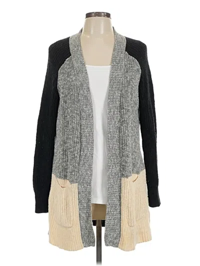 Pre-owned Skies Are Blue Cardigan Sweater In Gray
