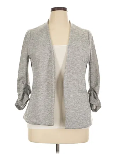 Pre-owned Skies Are Blue Cardigan Sweater In Gray
