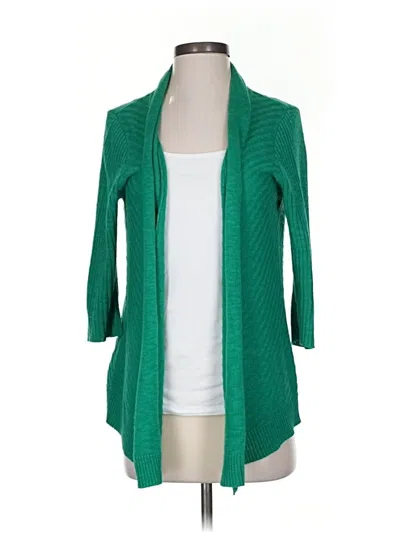 Pre-owned Skies Are Blue Cardigan Sweater In Green