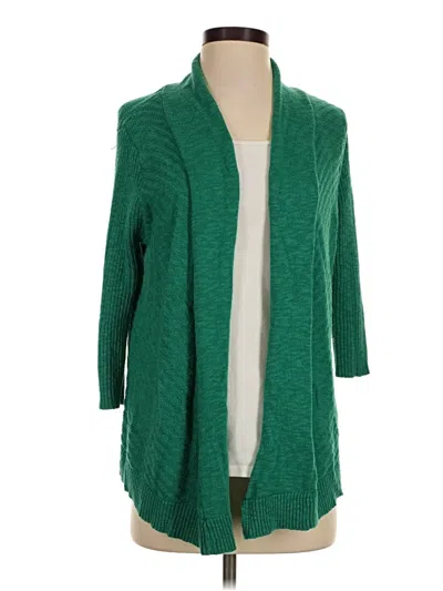 Pre-owned Skies Are Blue Cardigan Sweater In Green