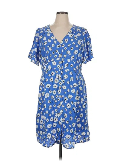 Pre-owned Skies Are Blue Casual Dress In Blue