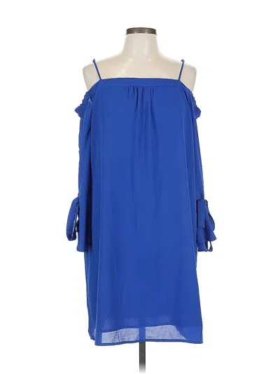 Pre-owned Skies Are Blue Casual Dress In Blue