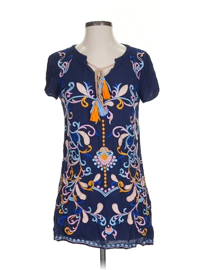 Pre-owned Skies Are Blue Casual Dress In Blue