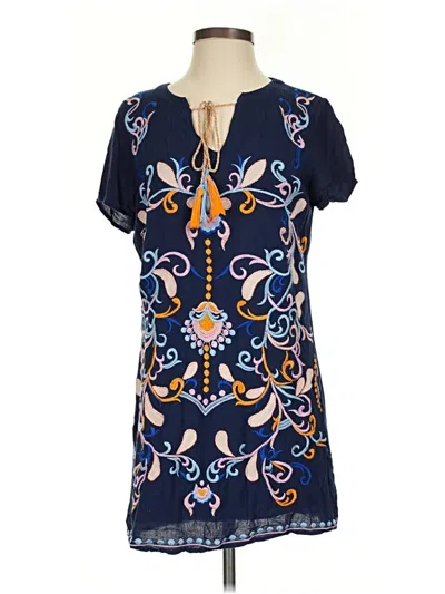 Pre-owned Skies Are Blue Casual Dress In Blue