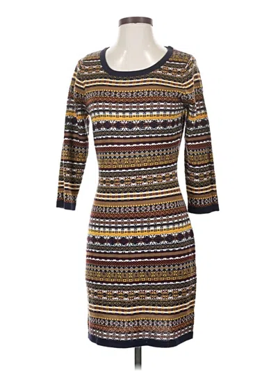 Pre-owned Skies Are Blue Casual Dress In Brown