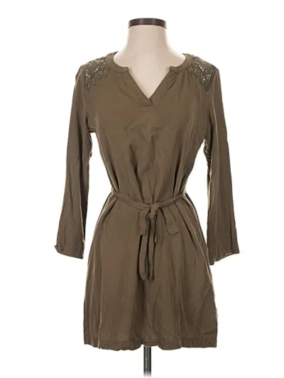 Pre-owned Skies Are Blue Casual Dress In Brown
