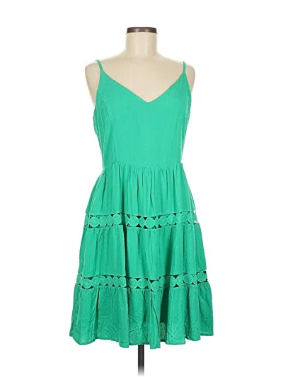 Pre-owned Skies Are Blue Casual Dress In Green