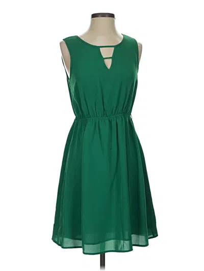 Pre-owned Skies Are Blue Casual Dress In Green