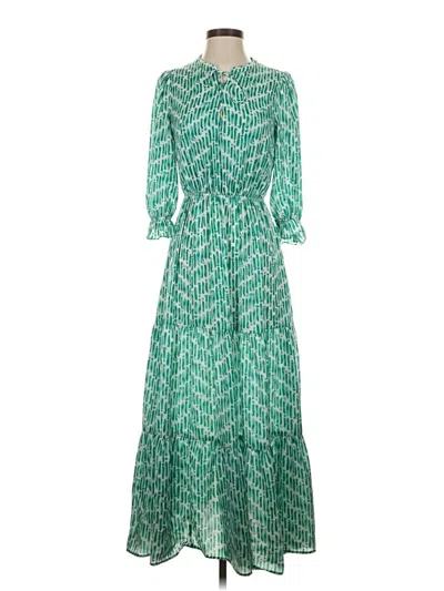 Pre-owned Skies Are Blue Casual Dress In Green