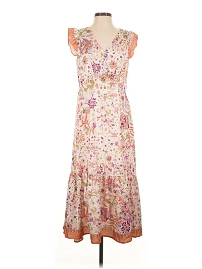 Pre-owned Skies Are Blue Casual Dress In Ivory