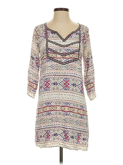 Pre-owned Skies Are Blue Casual Dress In Ivory