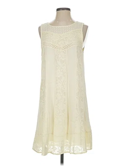 Pre-owned Skies Are Blue Casual Dress In Ivory