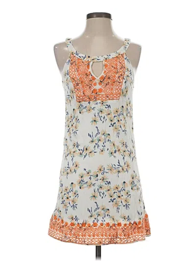 Pre-owned Skies Are Blue Casual Dress In Orange