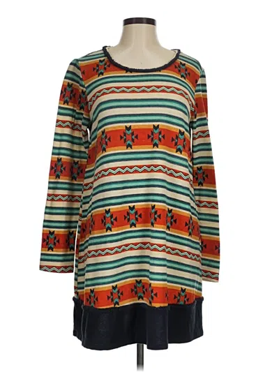 Pre-owned Skies Are Blue Casual Dress In Orange