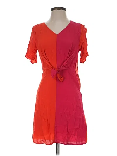Pre-owned Skies Are Blue Casual Dress In Orange