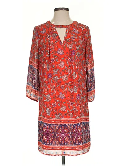 Pre-owned Skies Are Blue Casual Dress In Red