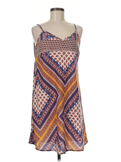 Pre-owned Skies Are Blue Casual Dress In Tan