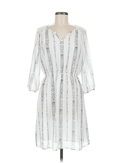 Pre-owned Skies Are Blue Casual Dress In White