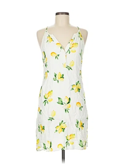 Pre-owned Skies Are Blue Casual Dress In White