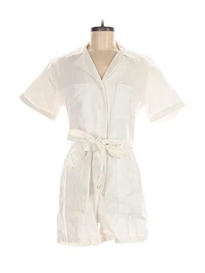 Pre-owned Skies Are Blue Casual Dress In White