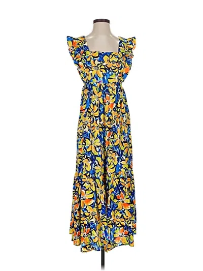 Pre-owned Skies Are Blue Casual Dress In Yellow