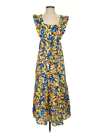 Pre-owned Skies Are Blue Casual Dress In Yellow