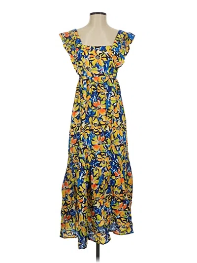 Pre-owned Skies Are Blue Casual Dress In Yellow
