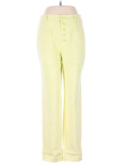 Pre-owned Skies Are Blue Casual Pants In Yellow