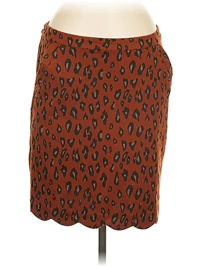Pre-owned Skies Are Blue Casual Skirt In Brown
