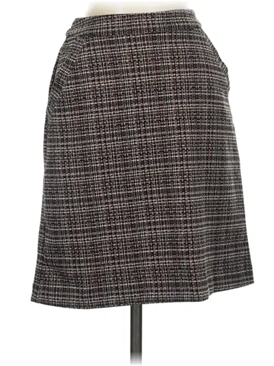 Skies Are Blue Casual Skirt In Gray