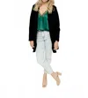 Skies Are Blue Cecelia Quilted Jacket In Black In Black