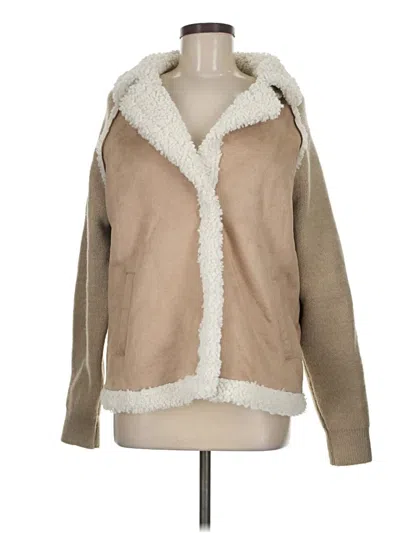 Pre-owned Skies Are Blue Coat In Tan